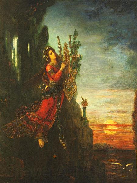 Gustave Moreau Sappho Norge oil painting art